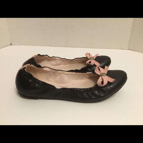 Jack Rogers Leather Ballet Flats Pink/White 8M - Picture 4 of 7